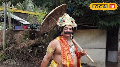 മാവേലി വേഷമണിഞ്ഞ് മദനൻ മാരാർ