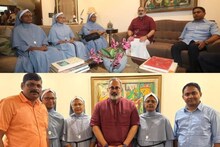 'നന്ദി'; ഛത്തീസ്ഗഡില്‍ അറസ്റ്റിലായ കന്യാസ്ത്രീകൾ രാജീവ് ചന്ദ്രശേഖറുമായി കൂടിക്കാഴ്ച നടത്തി