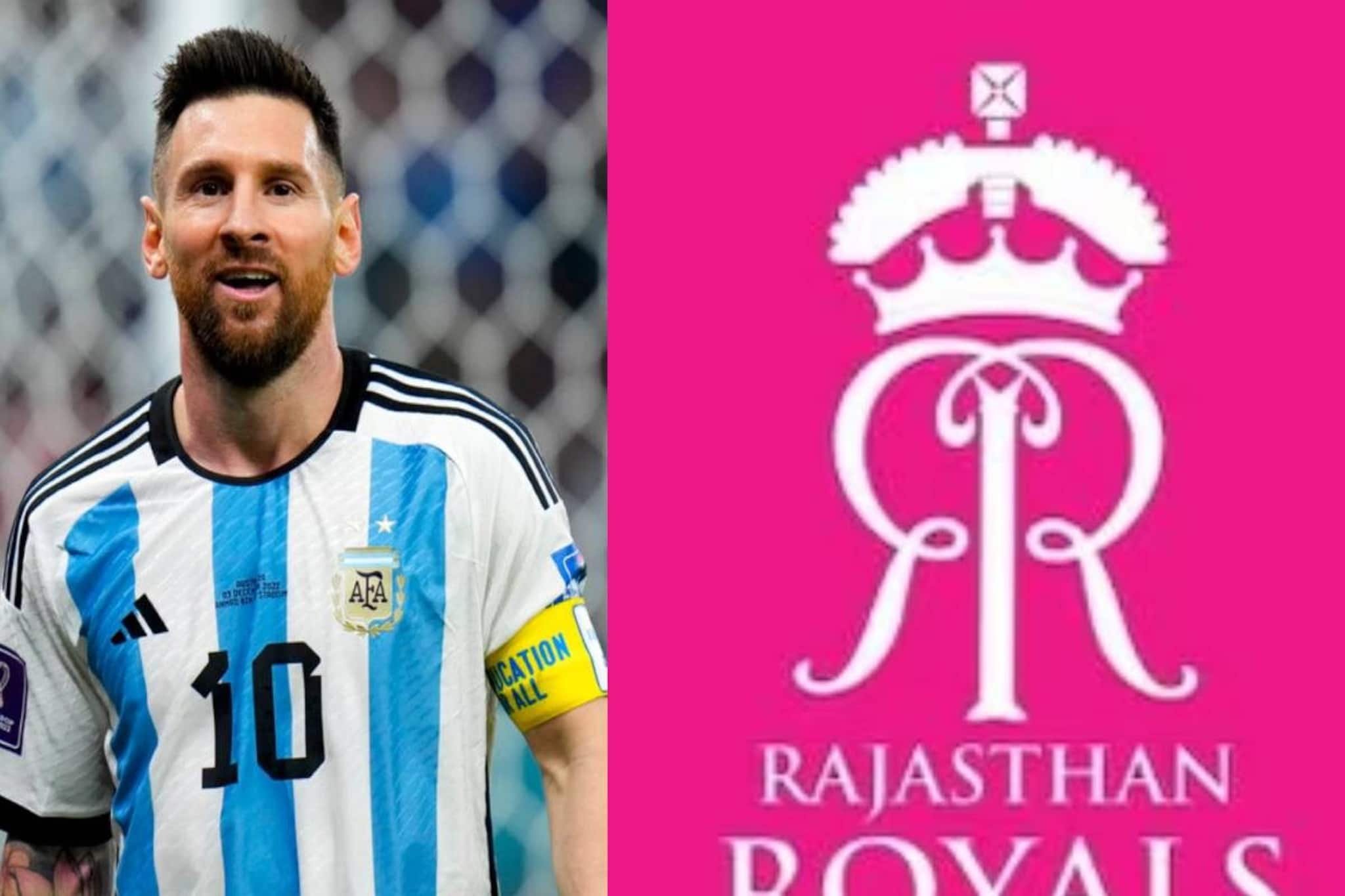 മുണ്ടുടുത്ത മെസി; വരവാഘോഷിച്ച് രാജസ്ഥാൻ റോയൽസ്