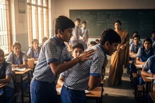 കുനിച്ച് നിർത്തി പുറത്തടിച്ച് സഹപാഠിയുടെ ജീവൻ രക്ഷിച്ച ഒമ്പതാം ക്ലാസുകാരൻ