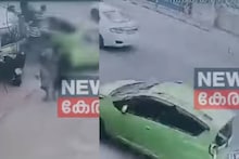 ഡ്രൈവിംഗ് പരിശീലനത്തിനിടെ കാർ നടപ്പാതയിലേക്ക് പാഞ്ഞുകയറി; രോഗിയടക്കം 5 പേർക്ക് പരിക്ക്