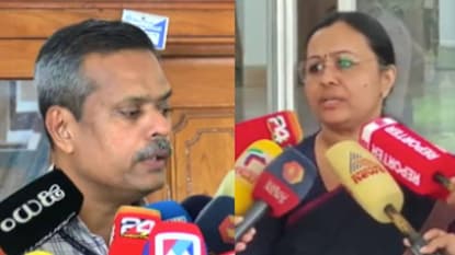 ഡോ. ഹാരിസ് ചിറക്കൽ, മന്ത്രി വീണാ ജോർജ് ഡോ. ഹാരിസ് ചിറക്കൽ, മന്ത്രി വീണാ ജോർജ്