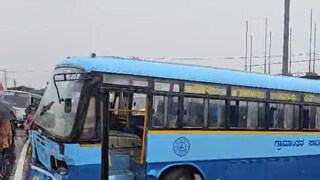 അപകടത്തിൽപെട്ട ബസ്