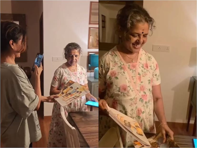 അമ്മയ്ക്ക് മാസിക കൈമാറിയത് മഞ്ജുവും മറ്റൊരു ക്യാമറയും ചേർന്ന് പകർത്തുന്നതായി കാണാം. അവ എഡിറ്റ് ചെയ്തു ചേർത്താണ് വീഡിയോ പോസ്റ്റ് ഉണ്ടായത്. രണ്ടു വർഷങ്ങൾക്ക് മുൻപ്, തന്റെ 67-ാം വയസിൽ, മഞ്ജുവിന്റെ അമ്മ ഗിരിജ വാര്യർ മോഹിനിയാട്ടം അരങ്ങേറ്റം നടത്തിയിരുന്നു. പ്രായം കഴിവിന് ഒരു തടസമല്ല എന്ന് അമ്മ വീണ്ടും തെളിയിച്ചു കഴിഞ്ഞു എന്നാണ് അന്ന് ഫോട്ടോ പോസ്റ്റ് ചെയ്ത് മഞ്ജു വാര്യർ കുറിച്ച വാചകം