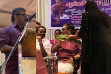 പ്ലാസ്റ്റിക്കിൽ പൊതിഞ്ഞ ബൊക്കെ സ്വീകരിക്കാതെ മന്ത്രി രാജേഷ്; 10000 രൂപ പിഴ അടയ്ക്കേണ്ട സംഭവമെന്ന് മുന്നറിയിപ്പ്