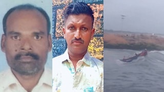 മരിച്ച മൈക്കിൾ, ജോസഫ്, അപകടത്തിൽ ബോട്ട് മറിയുന്ന ദൃശ്യം