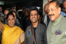 ശുഭാംശു ശുക്ല ഇന്ത്യയിലെത്തി; വിമാനത്താവളത്തിൽ വൻ സ്വീകരണം
