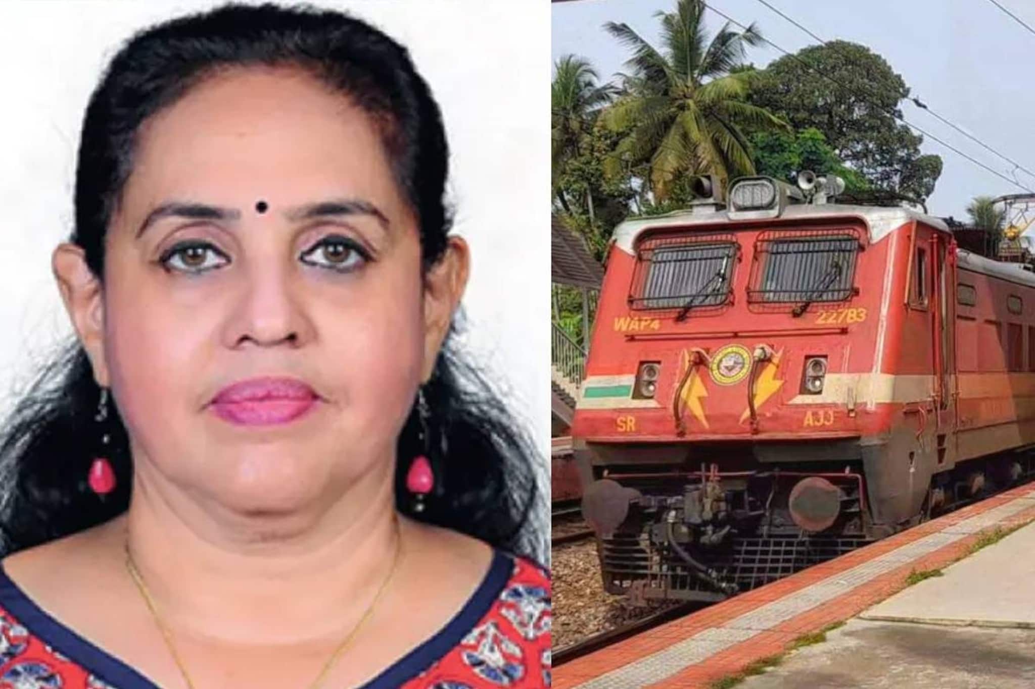 കംപാർട്ട്മെന്റ് മാറിക്കയറിയത് ദൈവനിയോഗം; ട്രെയിനിൽ നിന്ന് വീഴാനൊരുങ്ങിയ ജീവൻ കയ്യെത്തിപ്പിടിച്ച് ഉഷ