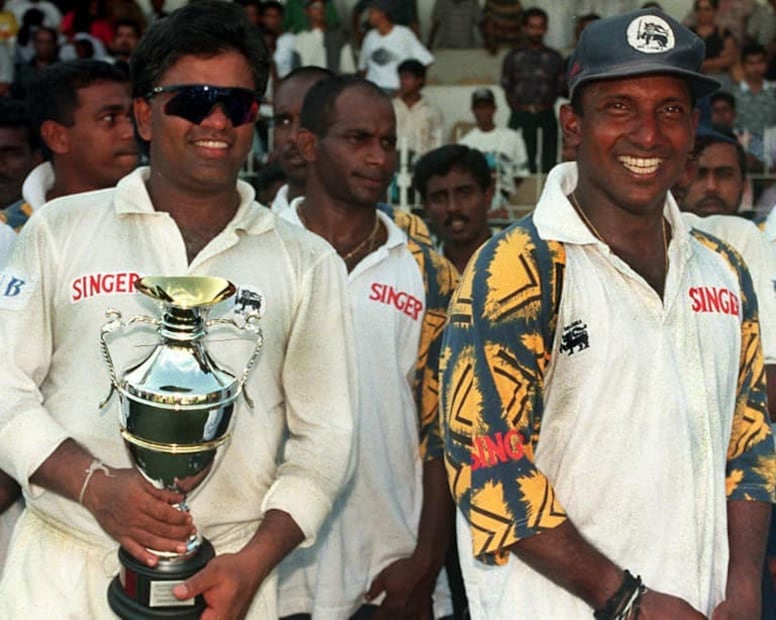  അർജുന രണതുംഗ (ശ്രീലങ്ക, 1997) – 1996 ൽ ശ്രീലങ്കയെ ഏകദിന ലോകകപ്പ് കിരീടത്തിലേക്ക് നയിച്ചതിനു ശേഷം, 1997 ലെ ഏഷ്യാ കപ്പ് കിരീടം അർജുന രണതുംഗ ശ്രീലങ്കയ്ക്ക് നേടിക്കൊടുത്തു. (ചിത്രത്തിന് കടപ്പാട്: AFP)