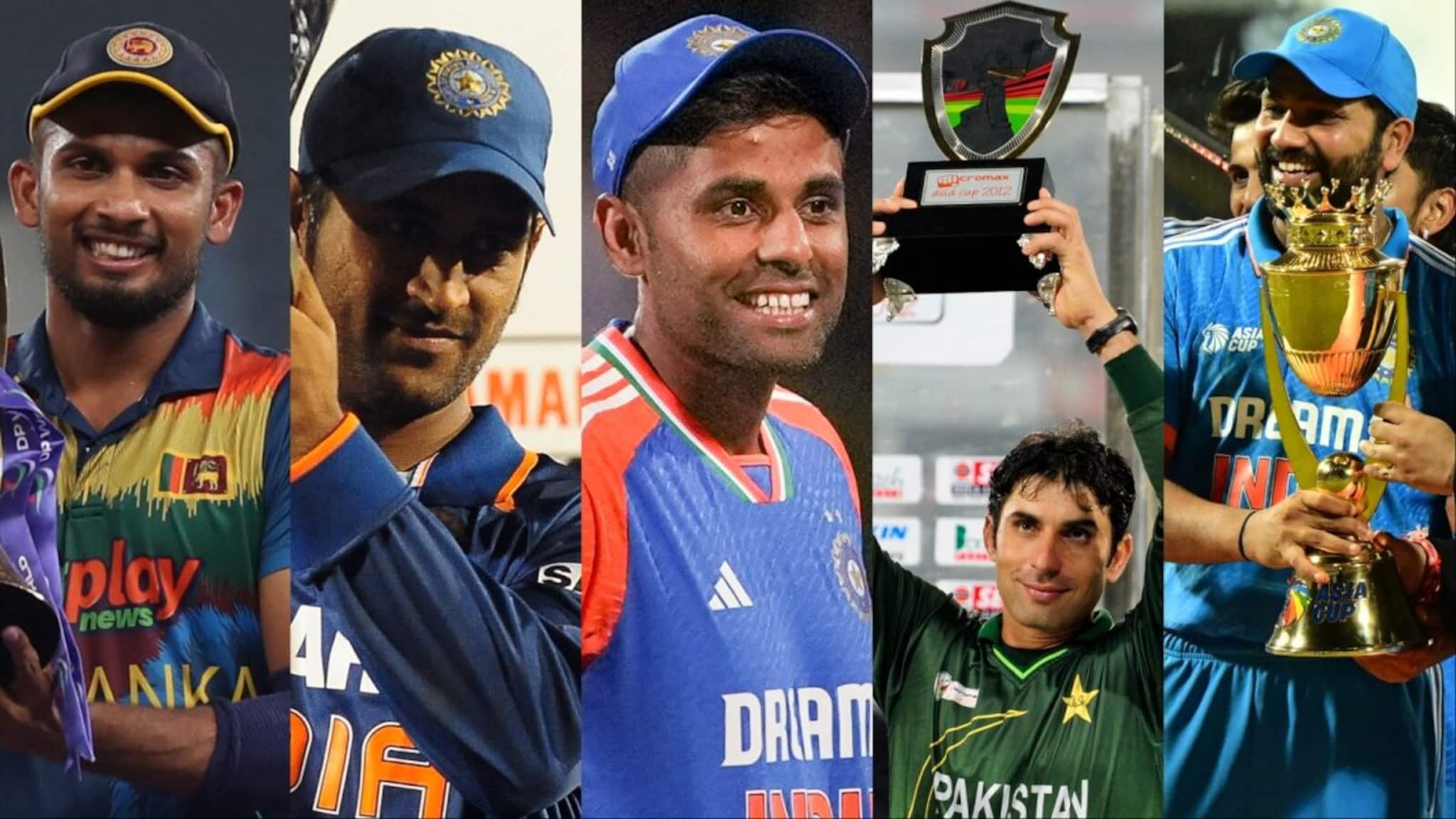 സുനിൽ ഗവാസ്കർ മുതൽ സൂര്യകുമാർ യാദവ് വരെ; ഏഷ്യാ കപ്പ് കിരീടം നേടിയ ക്യാപ്റ്റൻമാർ