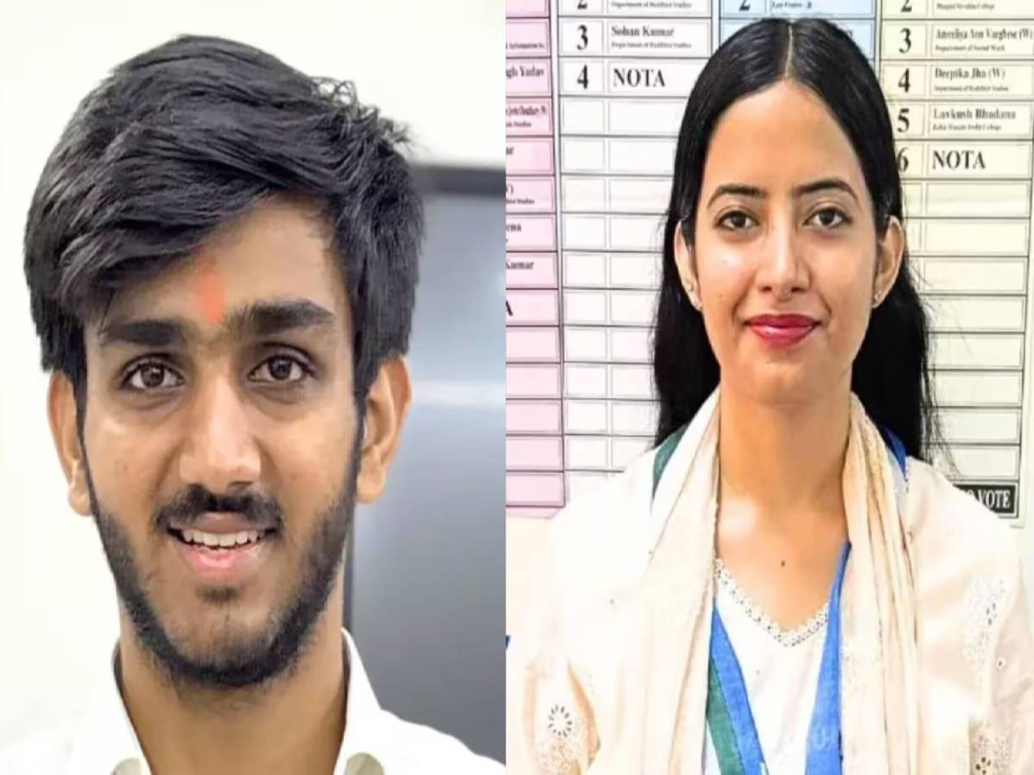 ഡൽഹി സർവകലാശാല തെര‍ഞ്ഞെടുപ്പിൽ നാലിൽ മൂന്നിലും ABVP; തകർന്നടിഞ്ഞ് എൻഎസ്‌യുഐ