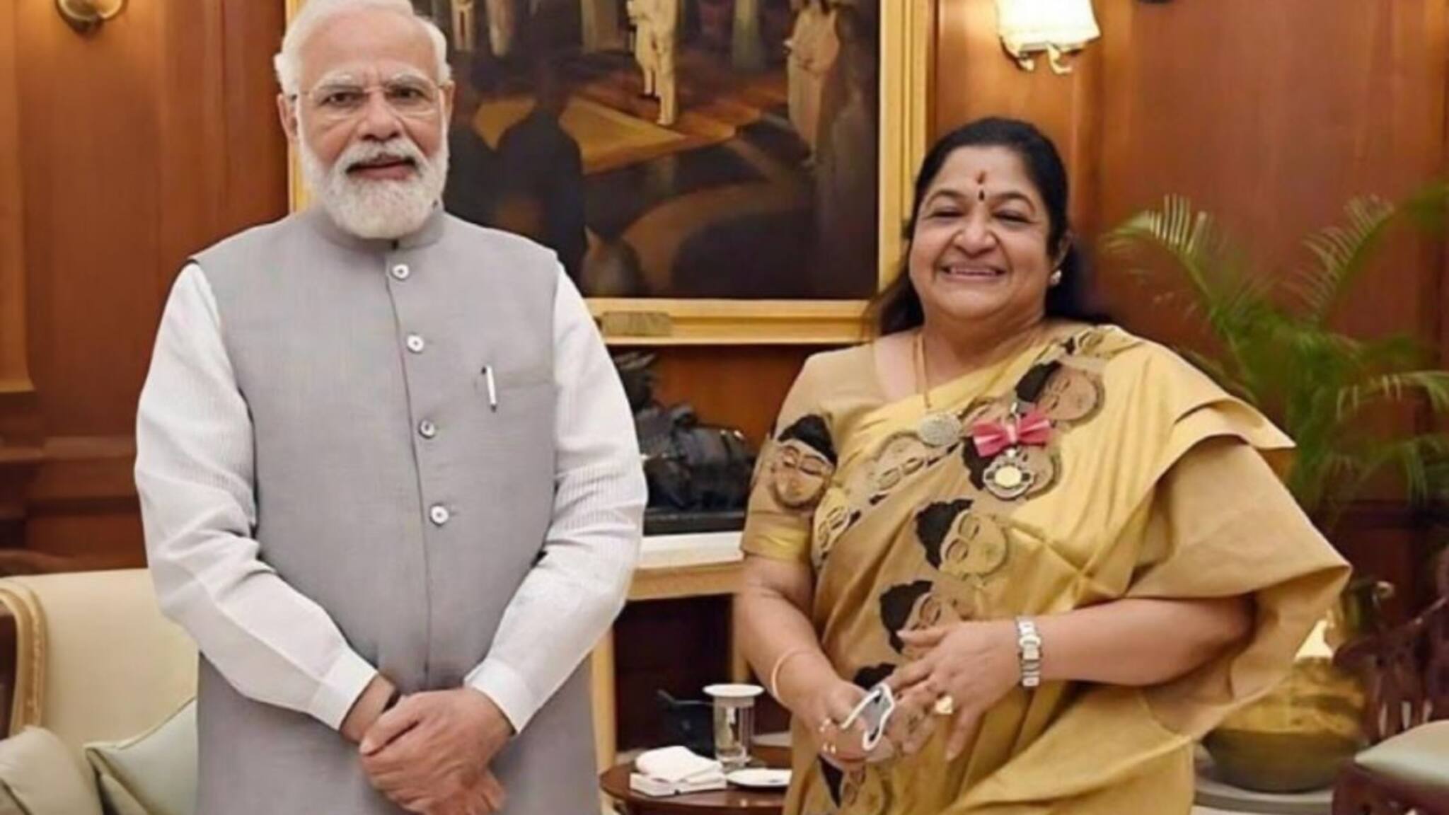 Modi @ 75| ഭാരതത്തെ ഉയരങ്ങളിലേക്ക് നയിക്കാൻ ശക്തിയും ജ്ഞാനവും ലഭിക്കട്ടെ; പ്രധാനമന്ത്രിക്ക് ജന്മദിനാശംസകളുമായി കെഎസ് ചിത്ര