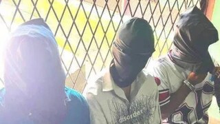 കോൺഗ്രസ് പ്രവർത്തകരെ കോടതിയില്‍ ഹാജരാക്കിയപ്പോൾ