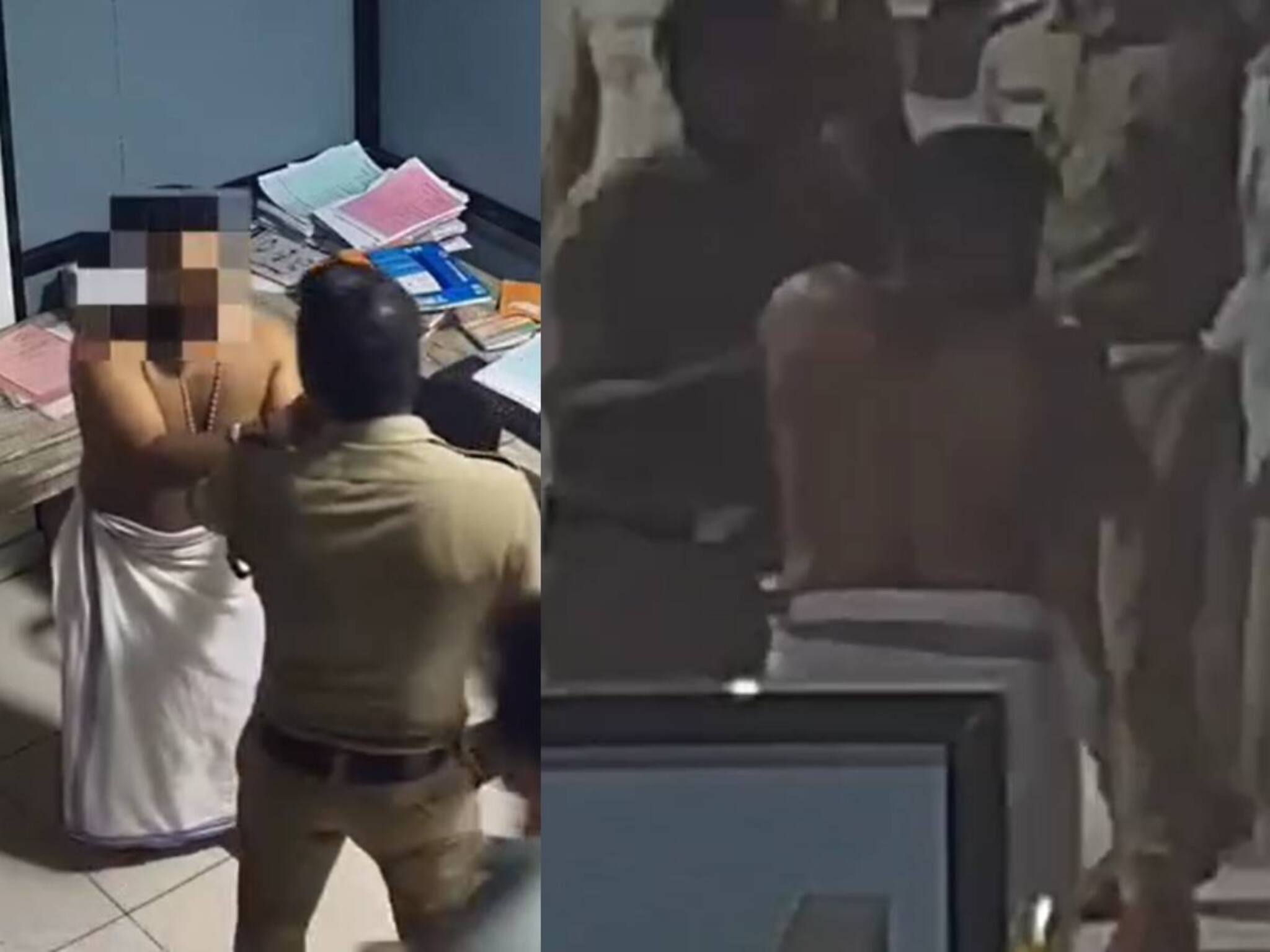 തൃശൂരിൽ യൂത്ത് കോൺഗ്രസ് നേതാവിന് പൊലീസ് സ്റ്റേഷനിൽ അതിക്രൂര മർദനം; പൂഴ്ത്തിവെച്ച ദൃശ്യങ്ങൾ പുറത്ത്