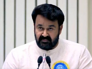 ദാദാ സാഹേബ് പുരസ്കാരം ഏറ്റുവാങ്ങിയശേഷം മോഹൻ ലാൽ‌ സംസാരിക്കുന്നു