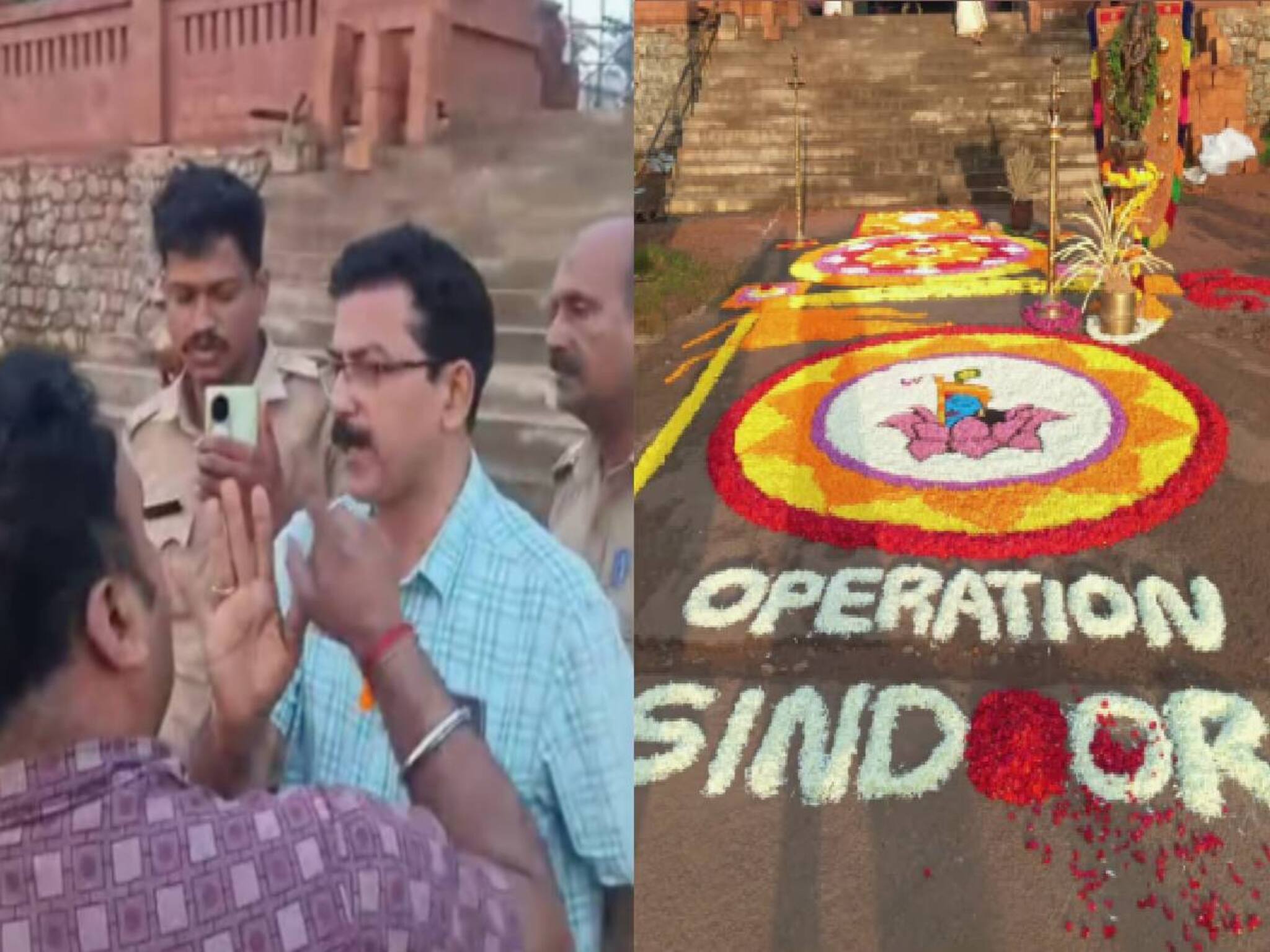 ക്ഷേത്രമുറ്റത്ത് പൂക്കളമിട്ടതിനെ ചൊല്ലിതർക്കം; RSS അനുഭാവികൾക്കെതിരെ കേസ്