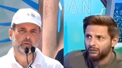 രാഹുൽ ഗാന്ധി, ഷാഹിദ് അഫ്രീദി രാഹുൽ ഗാന്ധി, ഷാഹിദ് അഫ്രീദി