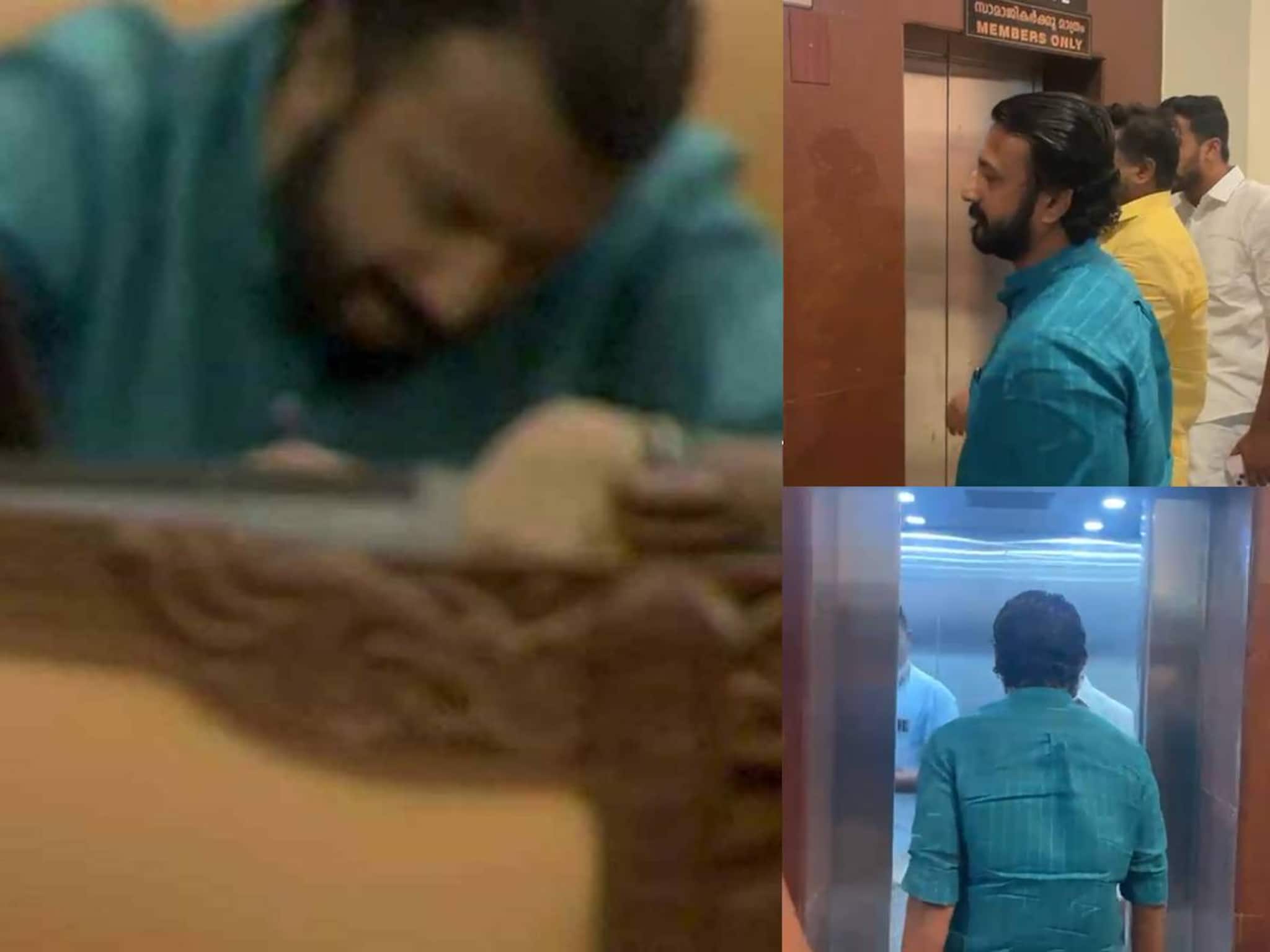 എന്നാലും അത് എന്തായിരിക്കും ? പ്രതിപക്ഷ നിരയിൽ നിന്ന് കിട്ടിയ കുറിപ്പിന് മറുപടി എഴുതി നല്‍കി രാഹുൽ മാങ്കൂട്ടത്തിൽ സഭ വിട്ടിറങ്ങി