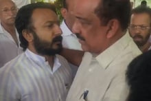 രാഹുൽ മാങ്കൂട്ടത്തിൽ പാലക്കാട്; ചേർത്തു പിടിച്ച് ബെന്നി ബെഹനാൻ, കൈ കൊടുത്ത് DCC പ്രസിഡൻ്റ് എ തങ്കപ്പൻ
