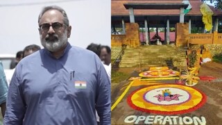 രാജീവ് ചന്ദ്രശേഖർ, 'ഓപ്പറേഷൻ സിന്ദൂർ' പൂക്കളം