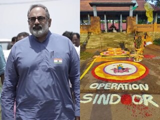 രാജീവ് ചന്ദ്രശേഖർ, 'ഓപ്പറേഷൻ സിന്ദൂർ' പൂക്കളം