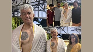 അജിത്കുമാറും ശാലിനിയും മകനൊപ്പം കുടുംബക്ഷേത്രത്തിൽ