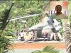 ശബരിമല ദർശനത്തിനെത്തിയ രാഷ്ട്രപതിയുടെ ഹെലികോപ്റ്റർ ഹെലിപാഡിൻ്റെ കോൺക്രീറ്റിൽ പുതഞ്ഞു