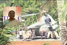 ശബരിമല ദർശനത്തിനെത്തിയ രാഷ്ട്രപതിയുടെ ഹെലികോപ്റ്റർ ഹെലിപാഡിൻ്റെ കോൺക്രീറ്റിൽ പുതഞ്ഞു