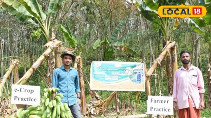 കർഷകർ വിളവുമായി 