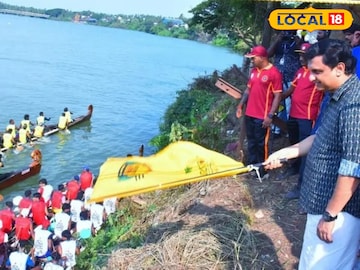 ചാംപ്യൻസ് ബോട്ട് ലീഗ് ടൂറിസം മന്ത്രി മുഹമ്മദ് റിയാസ് ഉൽഘാടനം ചെയ്യുന്നു 
