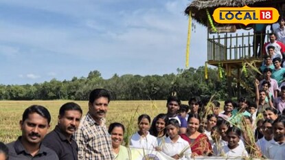 വിദ്യാർത്ഥികൾ പാടശേഖരത്തിൽ വിദ്യാർത്ഥികൾ പാടശേഖരത്തിൽ