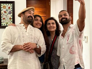 മോഹൻലാലും കുടുംബവും 