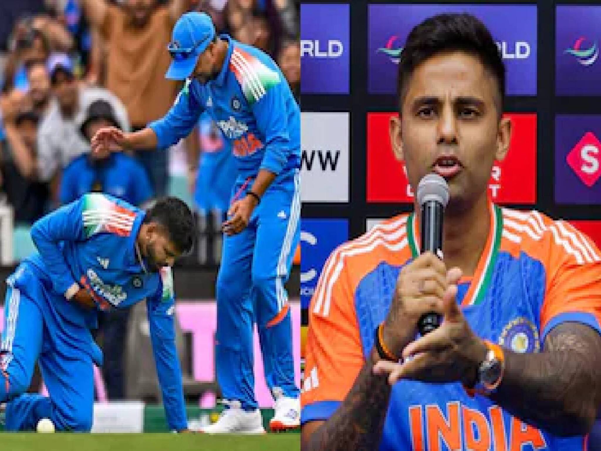 'ശ്രേയസുമായി ഫോണിൽ സംസാരിച്ചു; ആരോഗ്യനില തൃപ്തികരം'; സൂര്യകുമാർ യാദവ്