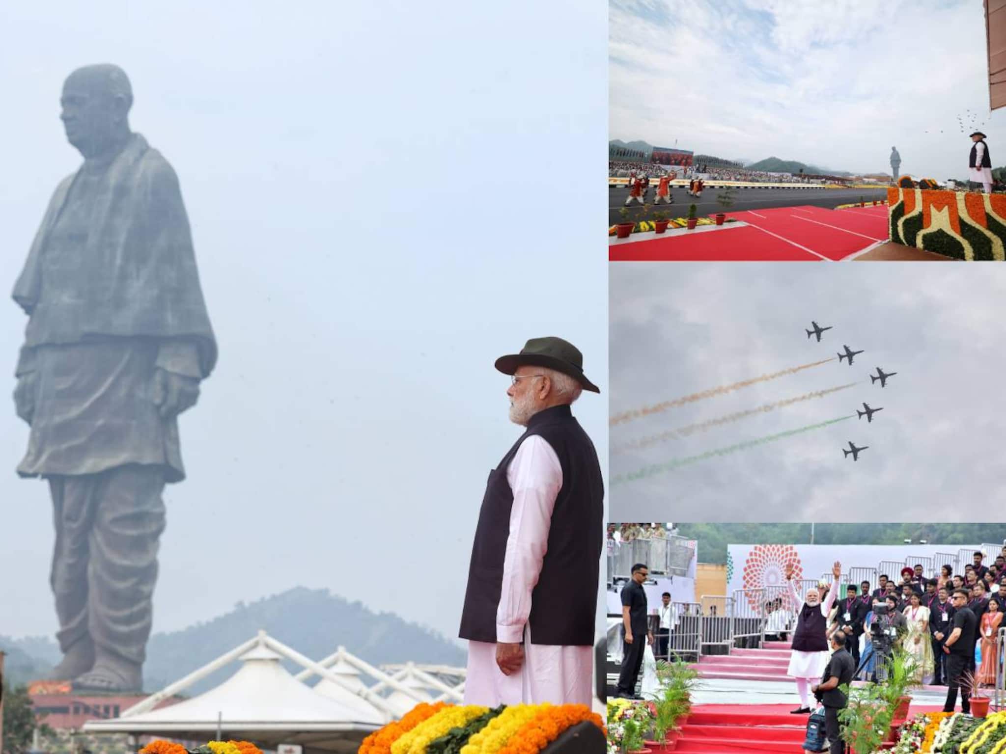 Rashtriya Ekta Diwas Sardar@150| സര്‍ദാര്‍ വല്ലഭായി പട്ടേലിന്‍റെ ജന്‍മവാര്‍ഷികാഘോഷം; ഏകതാ പ്രതിമക്ക് മുന്നിൽ പരേഡും കലാപ്രകടനങ്ങളും