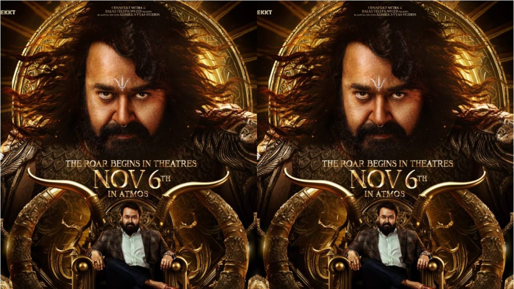 നവംബറിൽ ഒരു മോഹൻലാൽ സിനിമയുടെ റിലീസ്; പാൻ ഇന്ത്യൻ ചിത്രം 'വൃഷഭ' വരുന്ന തിയതി