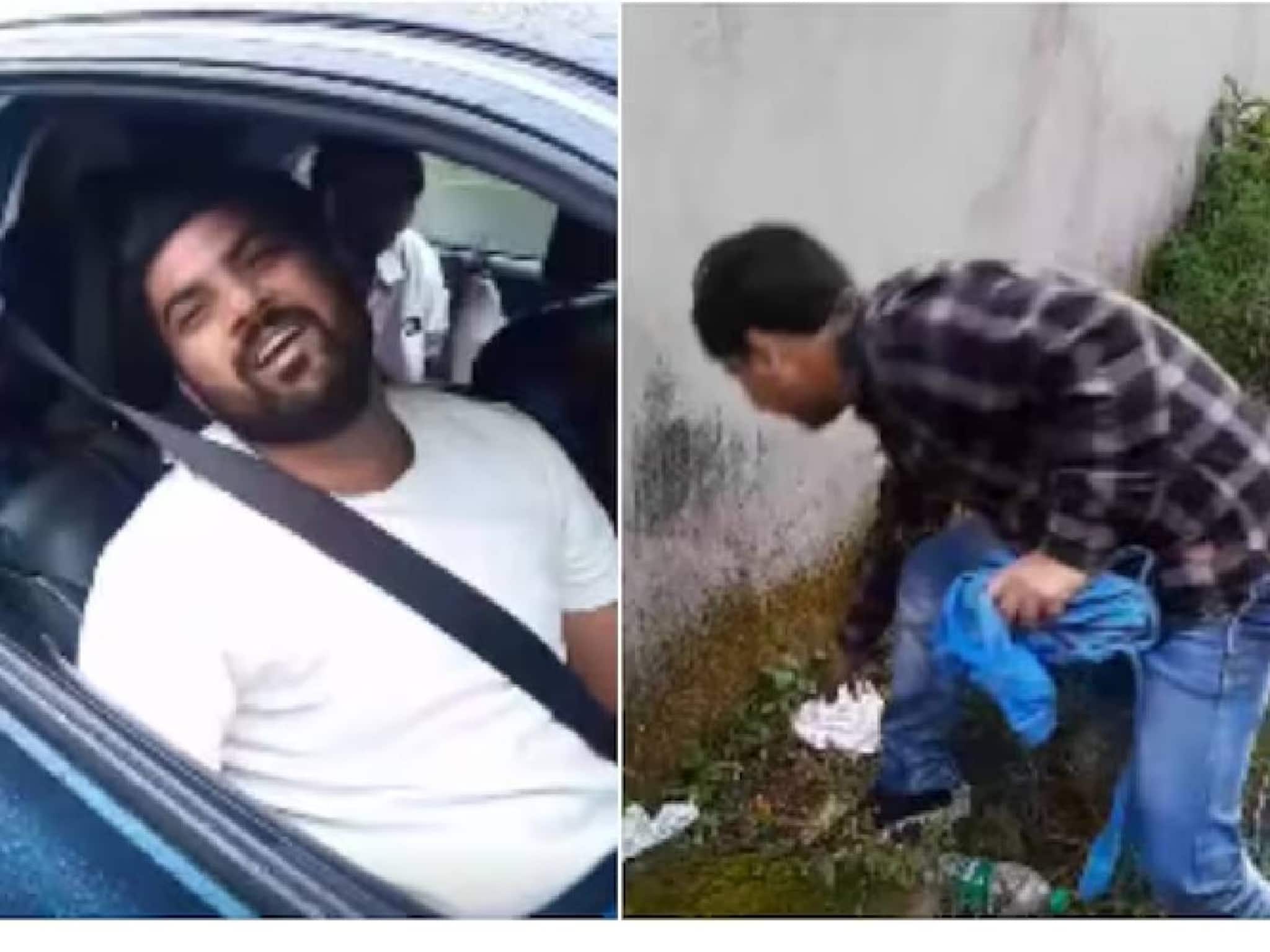 അത് വേണ്ട; വിനോദസഞ്ചാരികള്‍ റോഡില്‍ വലിച്ചെറിഞ്ഞ ഡയപ്പർ തിരികെയെടുപ്പിച്ച് നാട്ടുകാർ