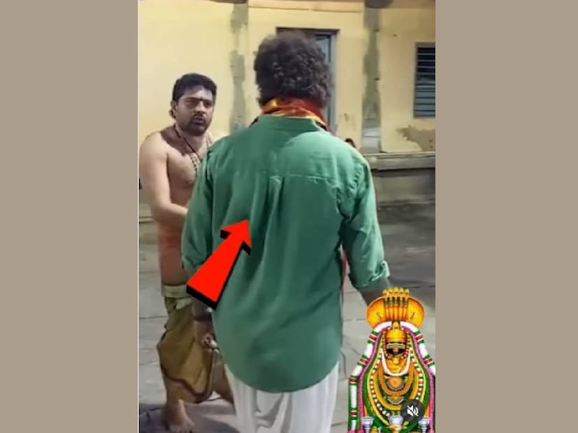 സംവിധായകനും നടി നയൻ‌താരയുടെ ഭർത്താവുമായ വിഗ്നേഷ് ശിവനെയാണ് നിങ്ങൾ കണ്ടത്. തമിഴ്നാട്ടിലെ അതിപ്രശസ്തമായ തിരുവണ്ണാമലൈ ക്ഷേത്രത്തിലാണ് അദ്ദേഹം. 'ലവ് ഇൻഷുറൻസ് കമ്പനി' എന്ന പുതിയ ചിത്രം തിയേറ്ററിൽ എത്തും മുൻപേ അനുഗ്രഹം തേടിക്കൊണ്ടുള്ള യാത്രയാണിത്. വിഗ്നേഷ് ശിവൻ രചനയും സംവിധാനവും നിർവഹിക്കുന്ന സിനിമയാണിത്. നയൻ‌താര, വിഗ്നേഷ് ശിവൻ ദമ്പതികളുടെ റൗഡി പിക്ചേഴ്സ് എന്ന നിർമാണ കമ്പനിയും സെവൻ സ്ക്രീൻ സ്റ്റുഡിയോയും സംയുക്തമായി ചേർന്നുള്ള നിർമിതിയാണ് ഈ ചിത്രം (തുടർന്ന് വായിക്കുക) -ചിത്രം: galatta.com-