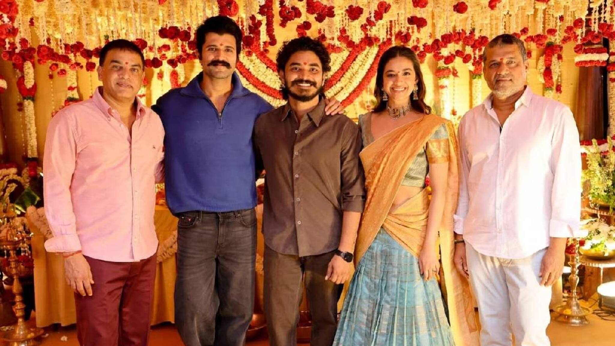 വിജയ് ദേവരകൊണ്ടക്ക് നായിക കീർത്തി സുരേഷ്; പാൻ ഇന്ത്യൻ ചിത്രം 'SVC59' ആരംഭിച്ചു