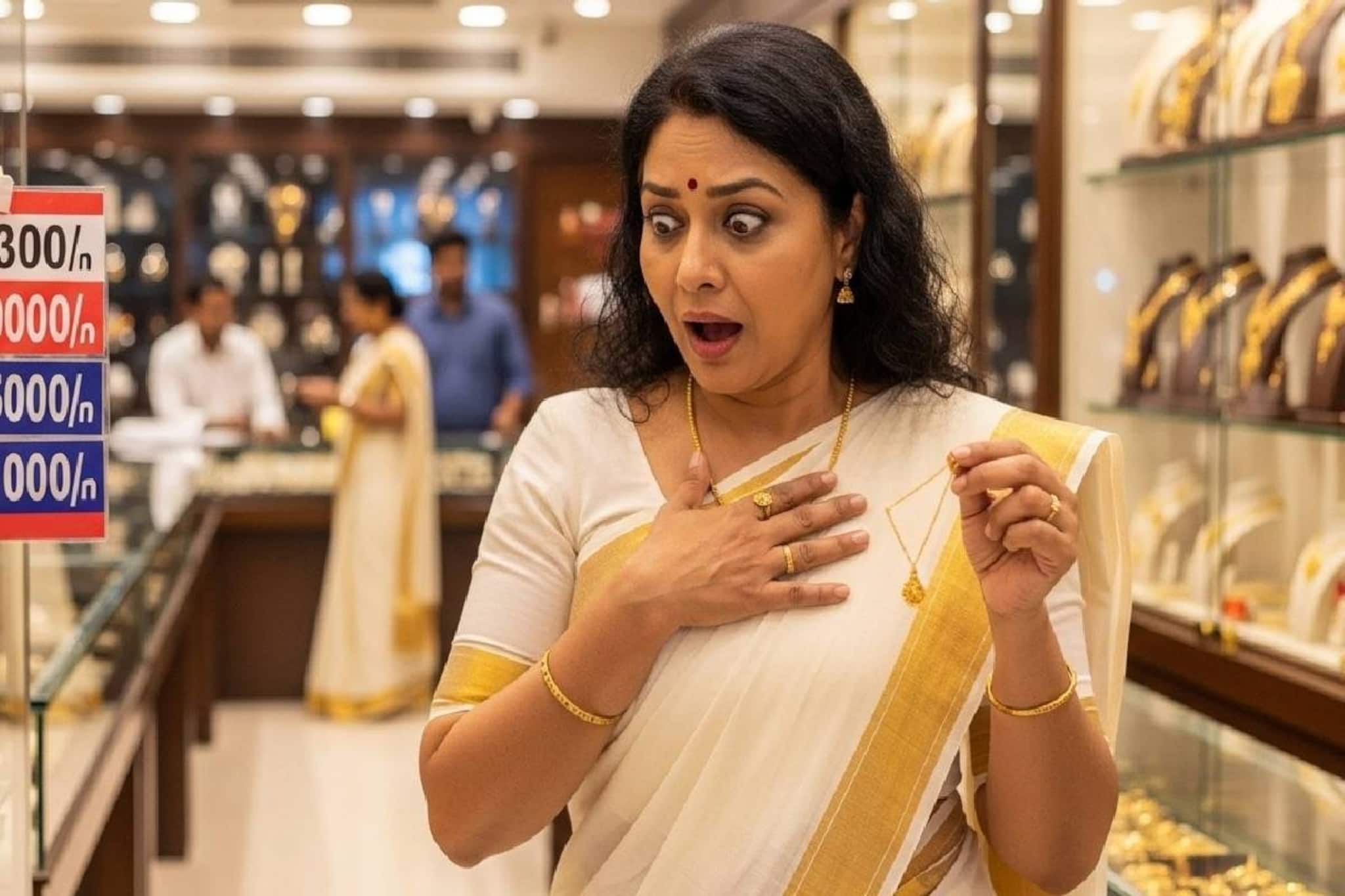 Gold Price Today: സ്വർണവിലയിൽ വമ്പൻ കുതിപ്പ്; പവന് ഒറ്റയടിക്ക് കൂടിയത് 2400 രൂപ