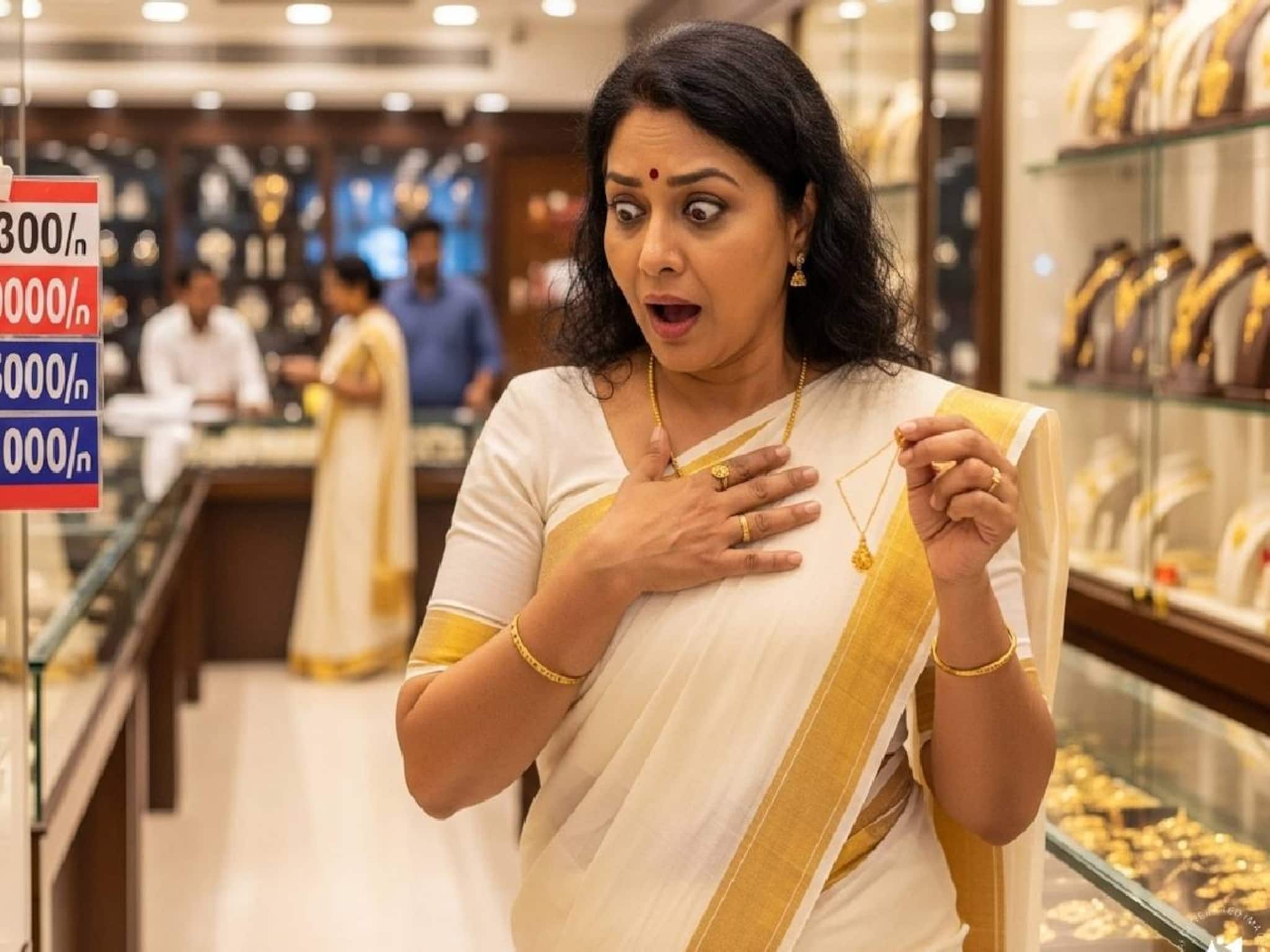 Gold Price Today: സ്വർണവിലയിൽ വമ്പൻ കുതിപ്പ്; പവന് ഒറ്റയടിക്ക് കൂടിയത് 2400 രൂപ