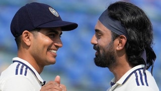 ഇന്ത്യൻ വിജയം ആഘോഷിക്കുന്ന ക്യാപ്റ്റൻ ഗില്ലും രാഹുലും (AP Photo)