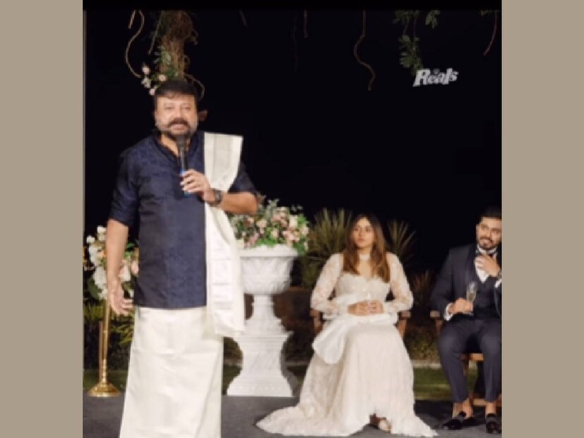 2024 മെയ് മാസത്തിലായിരുന്നു ജയറാമിന്റെ മകൾ മാളവികയുടെ വിവാഹം. ഗുരുവായൂർ ക്ഷേത്രനടയിൽ വച്ച് നടത്തിയ ലളിതമായ താലികെട്ട് ചടങ്ങിന് ശേഷം, വിവിധ ഇടങ്ങളിൽ താരങ്ങൾ ഉൾപ്പെടെയുള്ള അതിഥികൾക്കായി വിവാഹ സൽക്കാരം നടത്തിയിരുന്നു. അതിലൊന്ന് നവനീതിന്റെ നാടായ പാലക്കാട് വച്ചായിരുന്നു. ഓരോ വിവാഹ സൽക്കാരത്തിനും അതിന്റെതായ രീതിയിൽ വ്യത്യസ്ത പുലർത്താൻ ജയറാമും കുടുംബവും ശ്രദ്ധിച്ചിരുന്നു. ഒരു ഈവനിംഗ് പാർട്ടിക്കായി മരുമകൻ നവനീത് താമസിക്കുകയും ജോലിയെടുക്കുകയും ചെയ്യുന്ന മാഞ്ചസ്റ്റർ നഗരത്തിൽ നിന്നും ഭംഗിയുള്ള ഒരു വസ്ത്രം ജയറാമിന് സമ്മാനമായി നൽകിയിരുന്നു