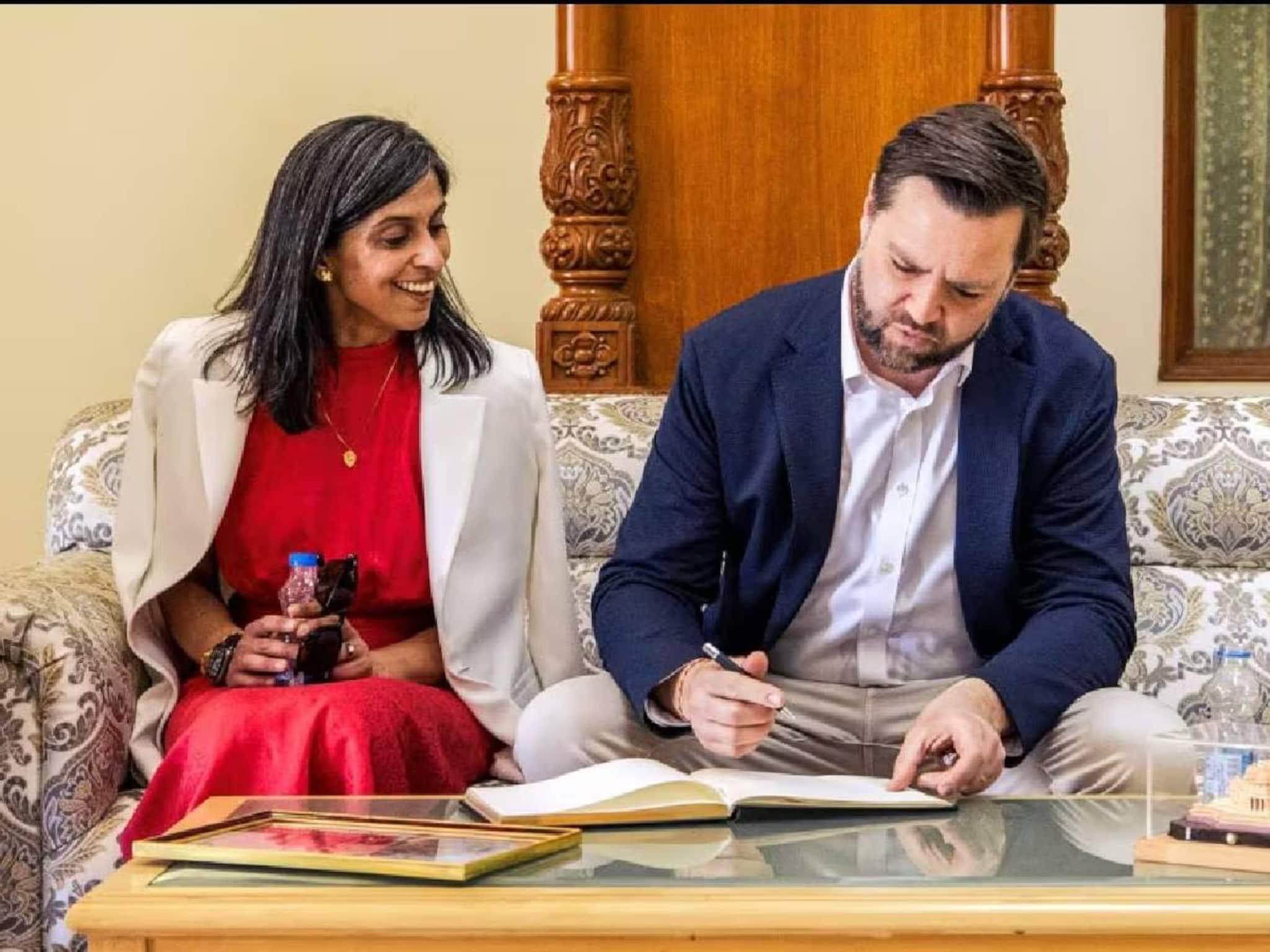 'അവൾ ഹിന്ദുമതത്തിൽ നിന്ന് മാറുന്നില്ല'; ഭാര്യ ഉഷയെക്കുറിച്ചുള്ള വാർത്തകളിൽ അമേരിക്കൻ വൈസ് പ്രസിഡൻ്റ്