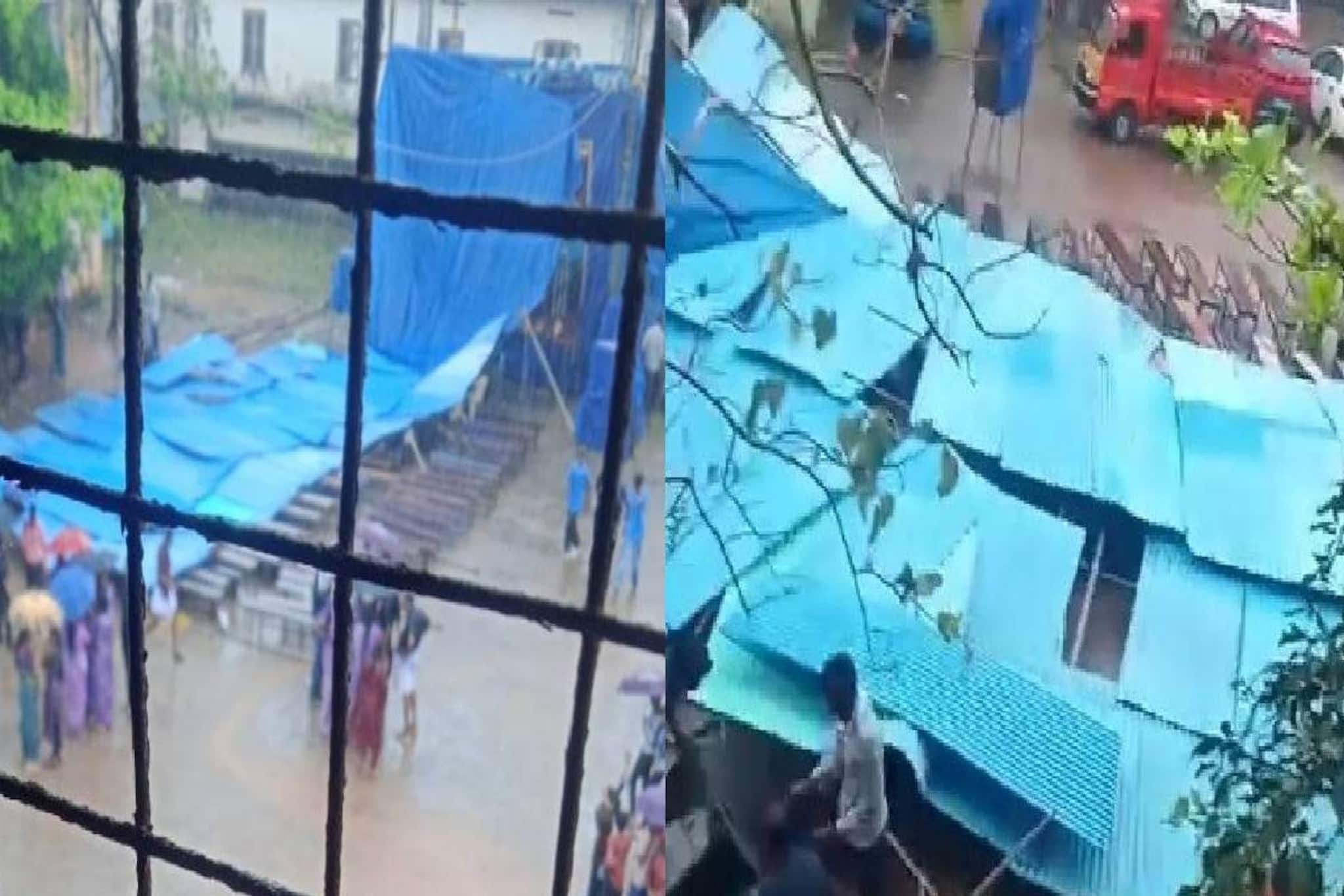 കൊല്ലത്ത് കലോത്സവം നടക്കുന്ന വേദി തകർന്നു; അധ്യാപികയ്ക്കും രണ്ട് വിദ്യാർഥികൾക്കും പരിക്ക് കൊല്ലത്ത് കലോത്സവം നടക്കുന്ന വേദി തകർന്നു; അധ്യാപികയ്ക്കും രണ്ട് വിദ്യാർഥികൾക്കും പരിക്ക്