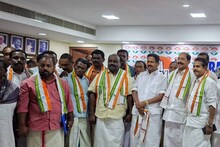 സിപിഐ വിട്ട മീനാങ്കൽ കുമാറും പ്രവർത്തകരും കോൺഗ്രസിൽ ചേർന്നു