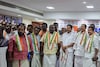 സിപിഐ വിട്ട മീനാങ്കൽ കുമാറും പ്രവർത്തകരും കോൺഗ്രസിൽ ചേർന്നു