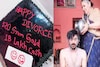 വിവാഹമോചിതനായ മകനെ പാലില്‍ കുളിപ്പിച്ച് ശുദ്ധി വരുത്തി അമ്മ; കേക്ക് മുറിച്ച് ആഘോഷം