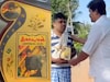 കടയിൽ കയറി മോഷ്ടിച്ച കള്ളനെ കണ്ടെത്തി 'മീശ മാധവൻ പുരസ്‌കാരം' നൽകി ആദരിച്ച് കടയുടമ
