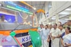പാലക്കാടൻ ചൂടിൽ നിന്ന് കുളിരോടെ ബാംഗ്ലൂരേക്ക്; വിവാദങ്ങൾക്കിടെ രാഹുൽ മാങ്കൂട്ടത്തിലിന്റെ എ സി ബസ് ഫ്ലാഗോഫ്