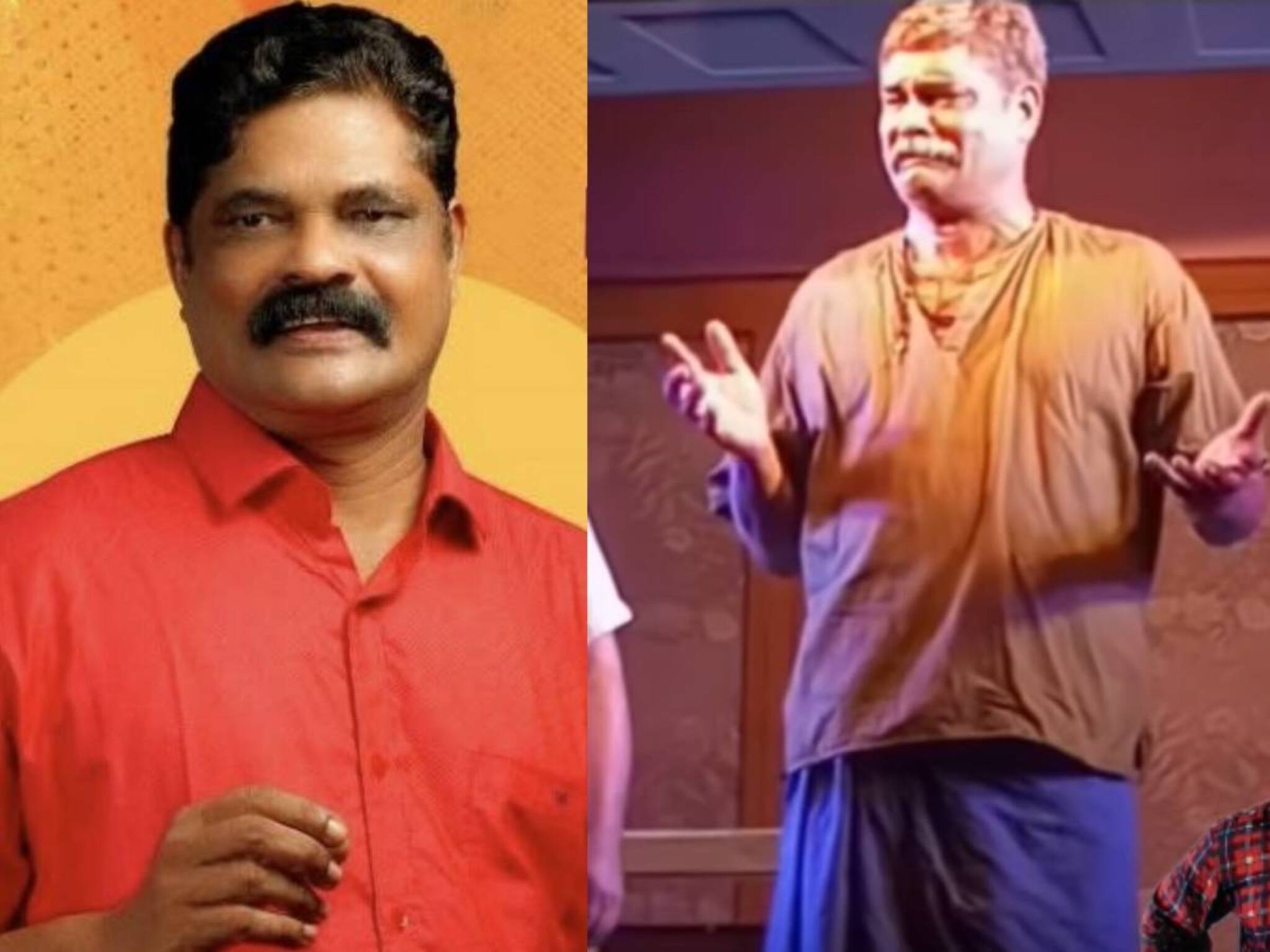 കൊല്ലത്ത് നാടകാവതരണത്തിനിടെ നടന്‍ പി ആർ ലഗേഷ് വേദിയില്‍ കുഴഞ്ഞുവീണ് മരിച്ചു